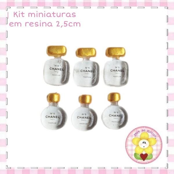 Kit perfuminhos dourado - 6 un
