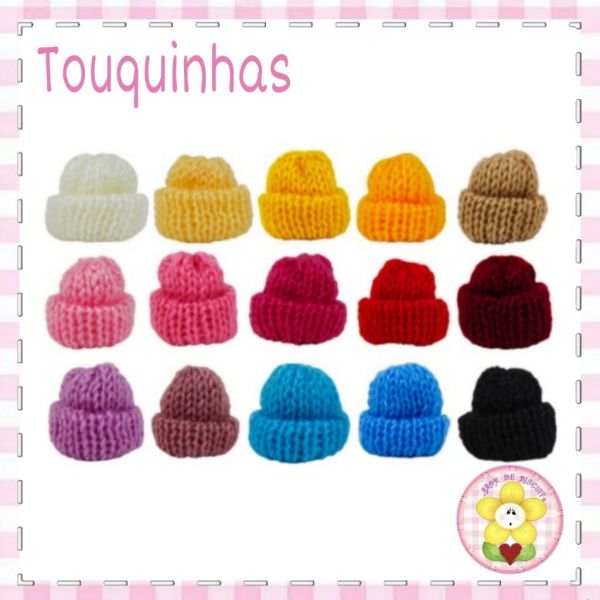Touquinhas - Kit 8 unidades - coloridas