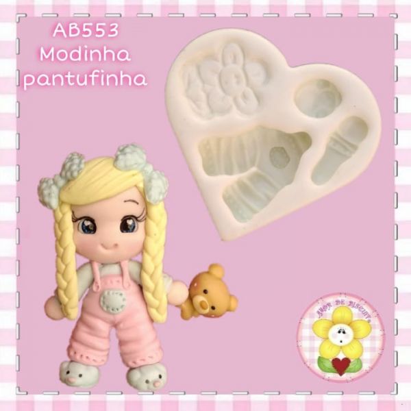 AB553 - Modinha pantufinha - Coleção Estilosas Closet