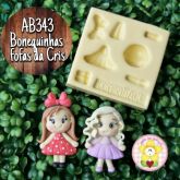 AB343 - Bonequinhas fofas da  Cris