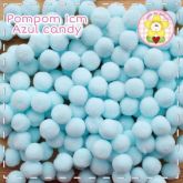 Pompom 1cm - Cor Azul candy - 20 unidades