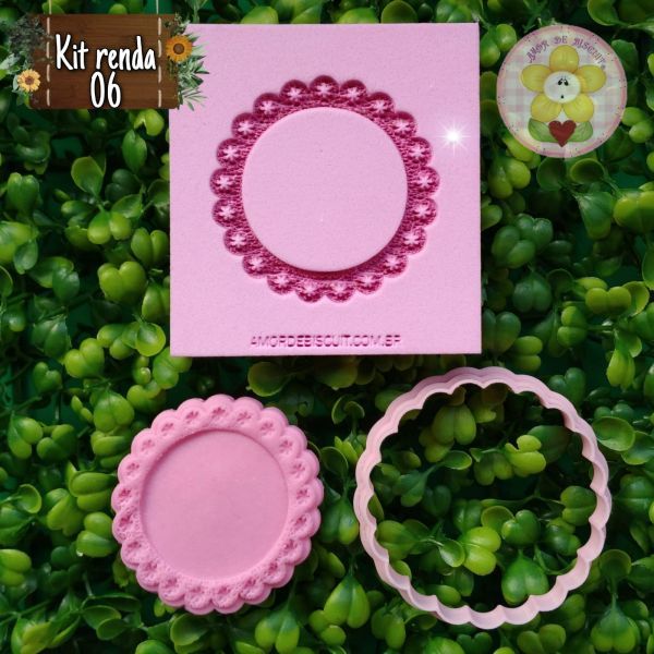 ABK049 - Kit renda circular 06 P - Textura + Cortador